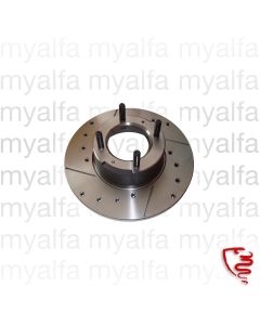 Bremsscheibe 1750/2000, 1600 Bj. 1986-93 vorne Sport, geschlitzt/gelocht, ohne TÜV
